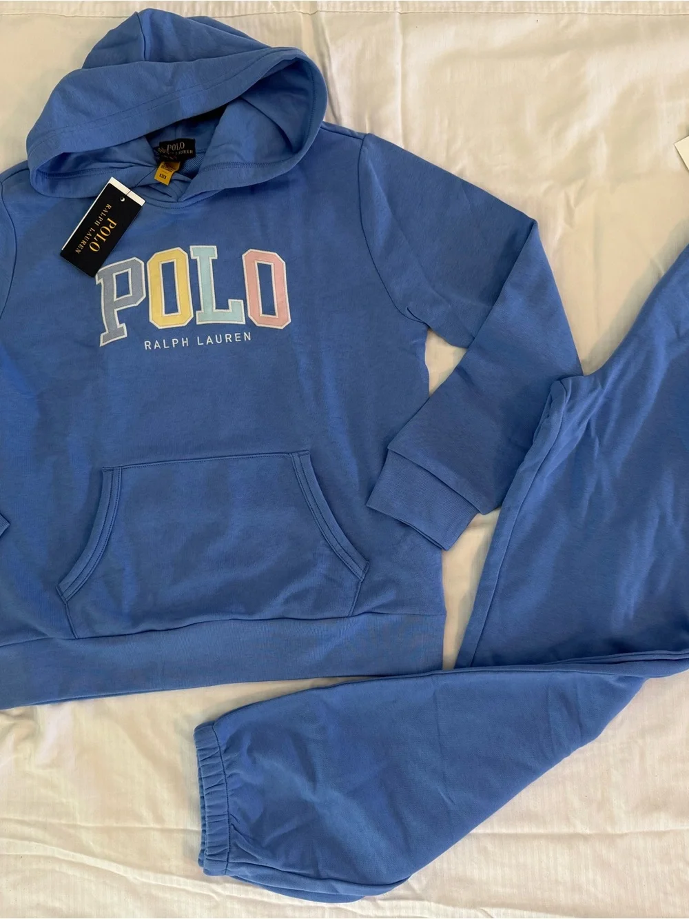 New boys Ralph Lauren polo Sz L 14-16, XL 18-20 Hoodie sweatpants sweatsuit